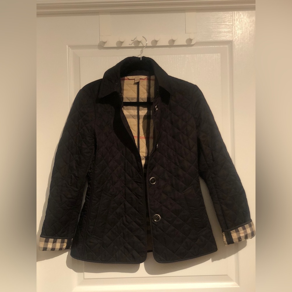 Burberry Britt Quilted Black Jacket